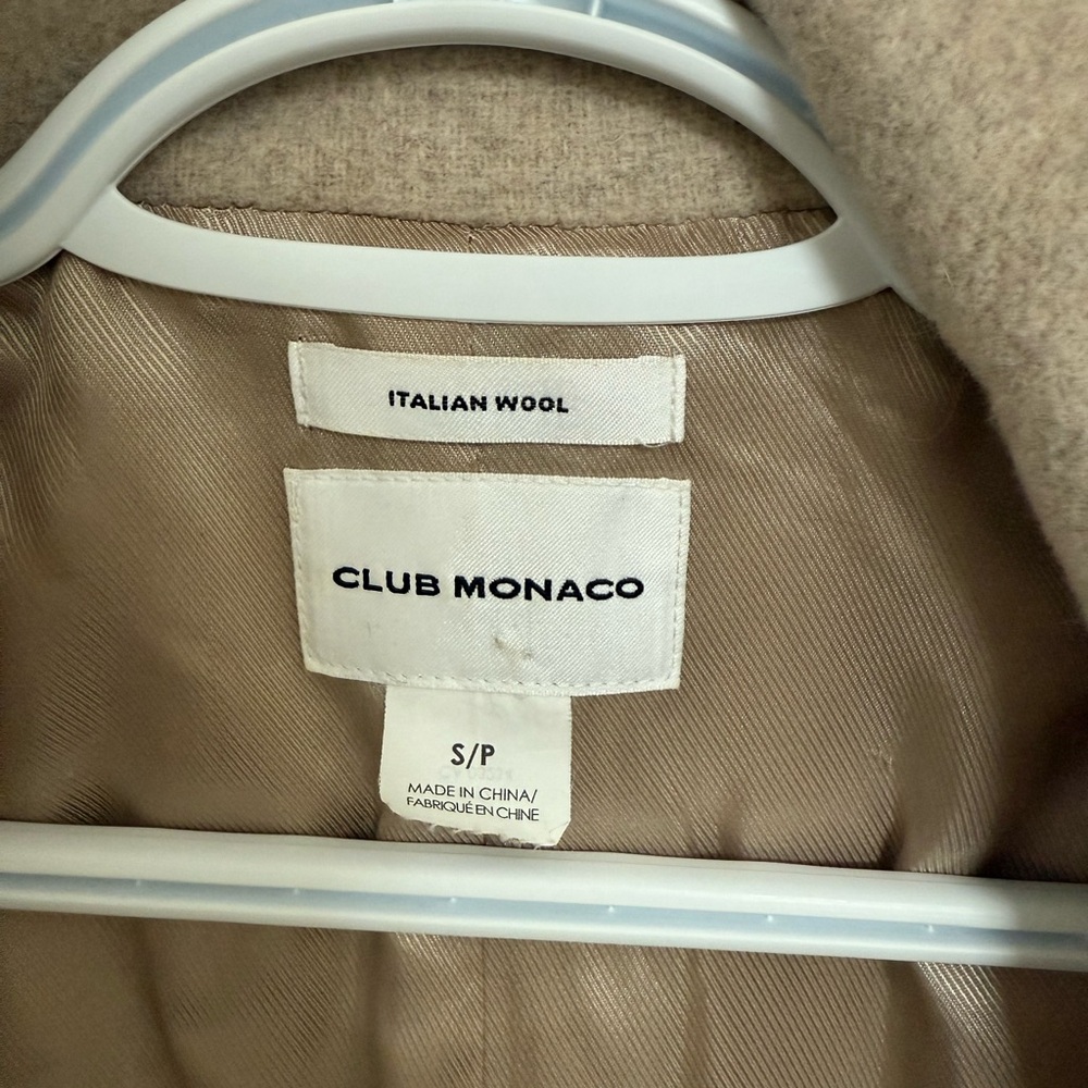 Club Monaco Wool Coat - Picture 2 of 9